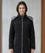 Manteau Caban Femme Tokyo4 Noir en Maille Contre-collée (Mayflower)-1