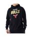 Sweat à Capuche Noir/Doré Homme New Era Nba Chicago Bulls - L