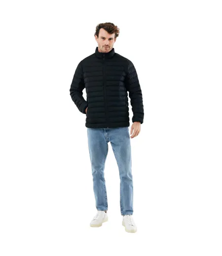 Mens Maiko Recycled Polyester Padded Jacket Black Iqoniq