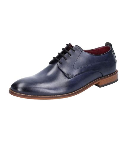 Richelieus script homme bleu marine Base London