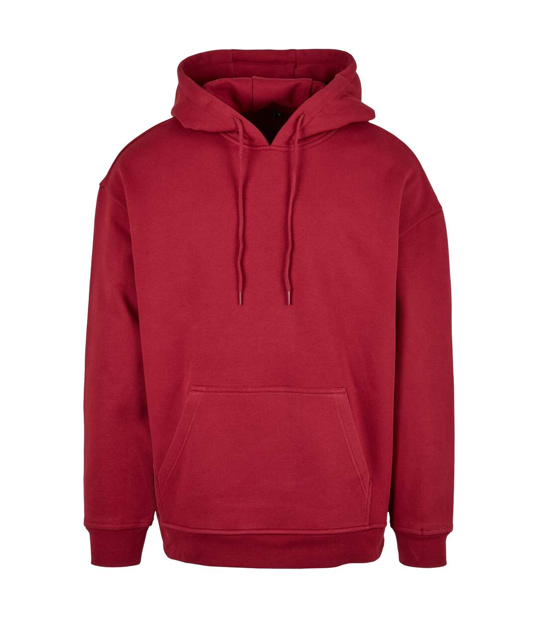 Mens Basic Oversized Hoodie Bourgogne Build Your Brand-1