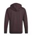 Mens bryant graphic print pull over hoodie mulled wine Weird Fish-2