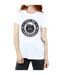 Disney Womens/Ladies Toy Story Evil Dr Pork Chop Logo Coton Boyfriend T-Shirt (Blanc) - UTBI46908-3