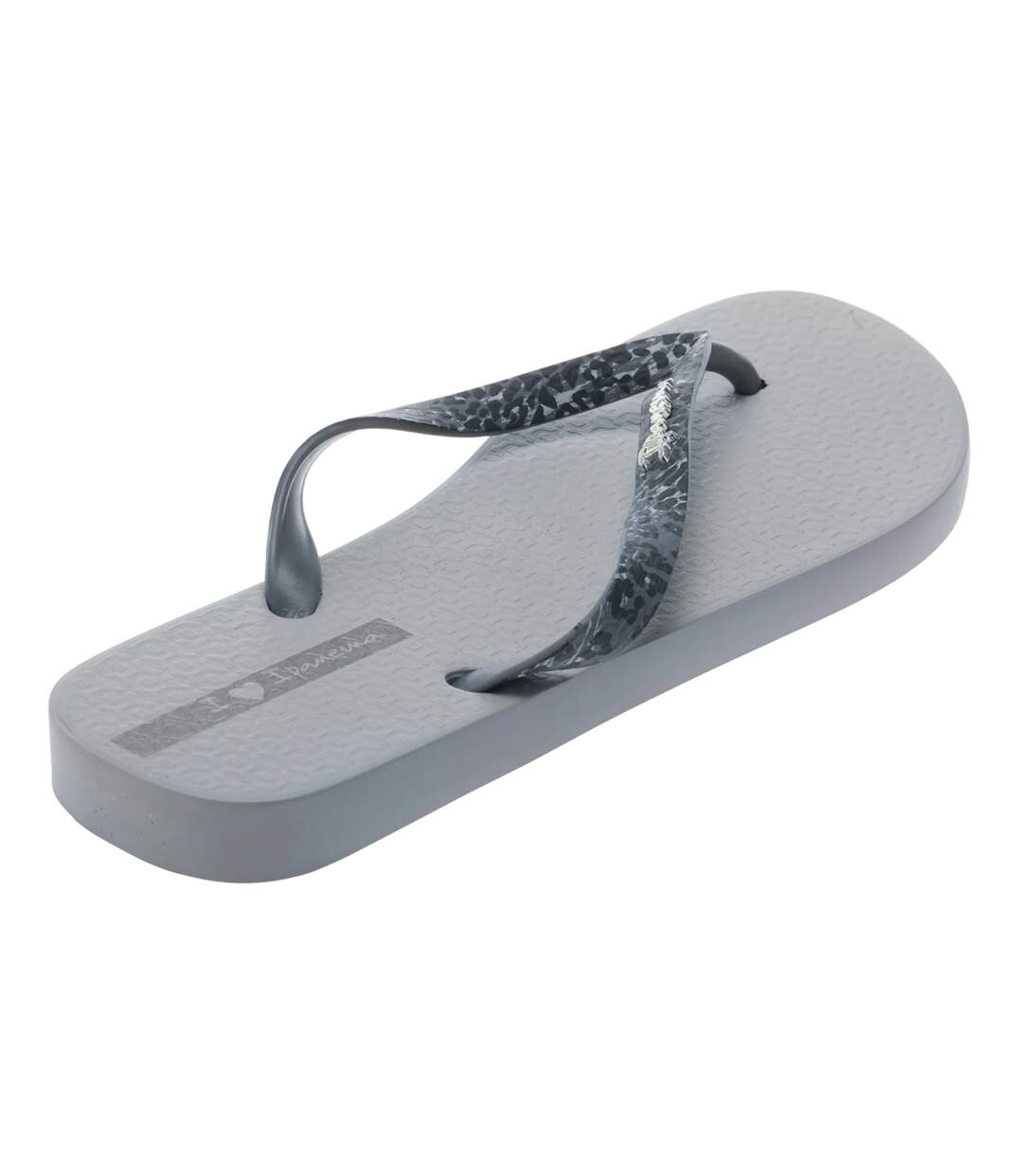 Womens/ladies duna animal print flip flops grey Ipanema-2