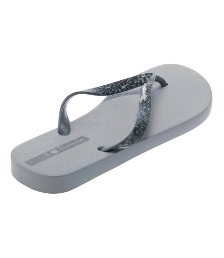 Womens/ladies duna animal print flip flops grey Ipanema