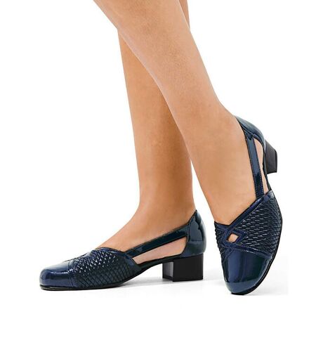 Escarpins cuir largeur confort pieds sensibles