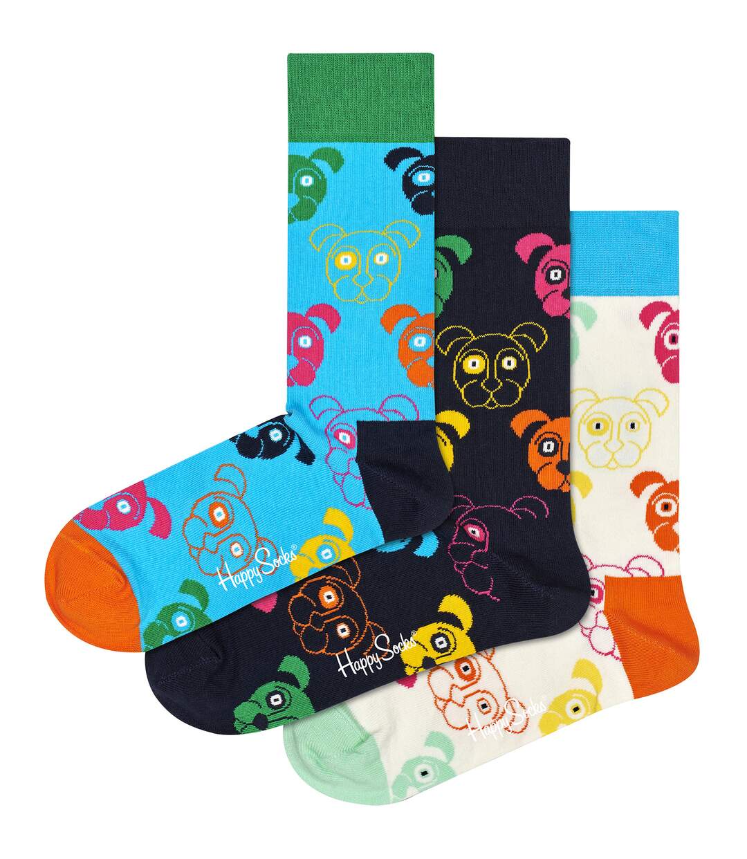 Happy Socks - Unisex Novelty Dog Socks Gift Box-1