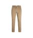 Pantalon chino Beige Homme Jack & Jones Marco - W28-L32