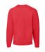 Fruit of the Loom Mens Classic Raglan Sweatshirt (Red)