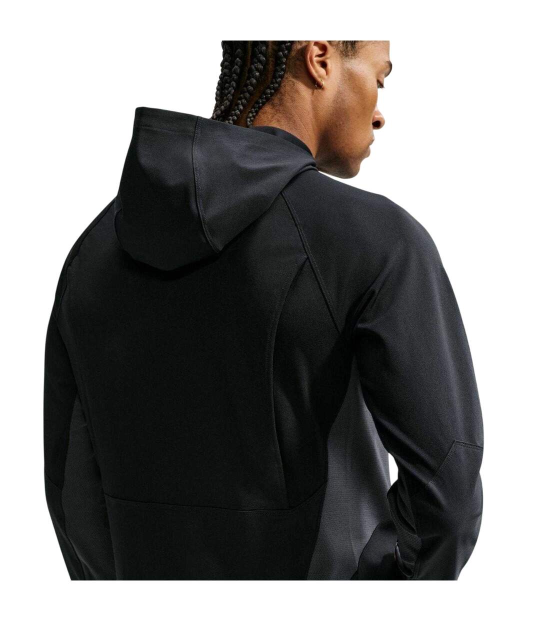 Haut De Sport Motif/style Swoosh Pro Homme Noir Blanc Nike-4