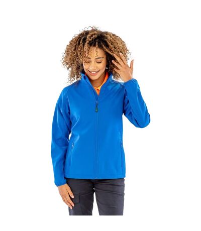 Womens/ladies Printable Soft Shell Jacket Royal Blue Result Genuine Recycled