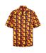 Chemise Motif/style Feu Homme Noir Jaune Hugo-2
