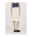 Jupe coton crayon POEME-4