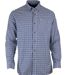 Chemise à carreaux manches longues en Coton gratté CH2022-1