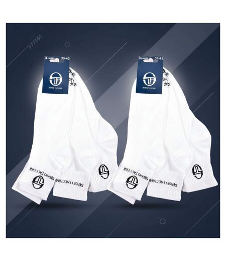 Sergio Tacchini Pack Chaussettes Courte Femme Quarter   Lot de 6