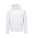 Mens cotton hoodie white Fruit of the Loom-1