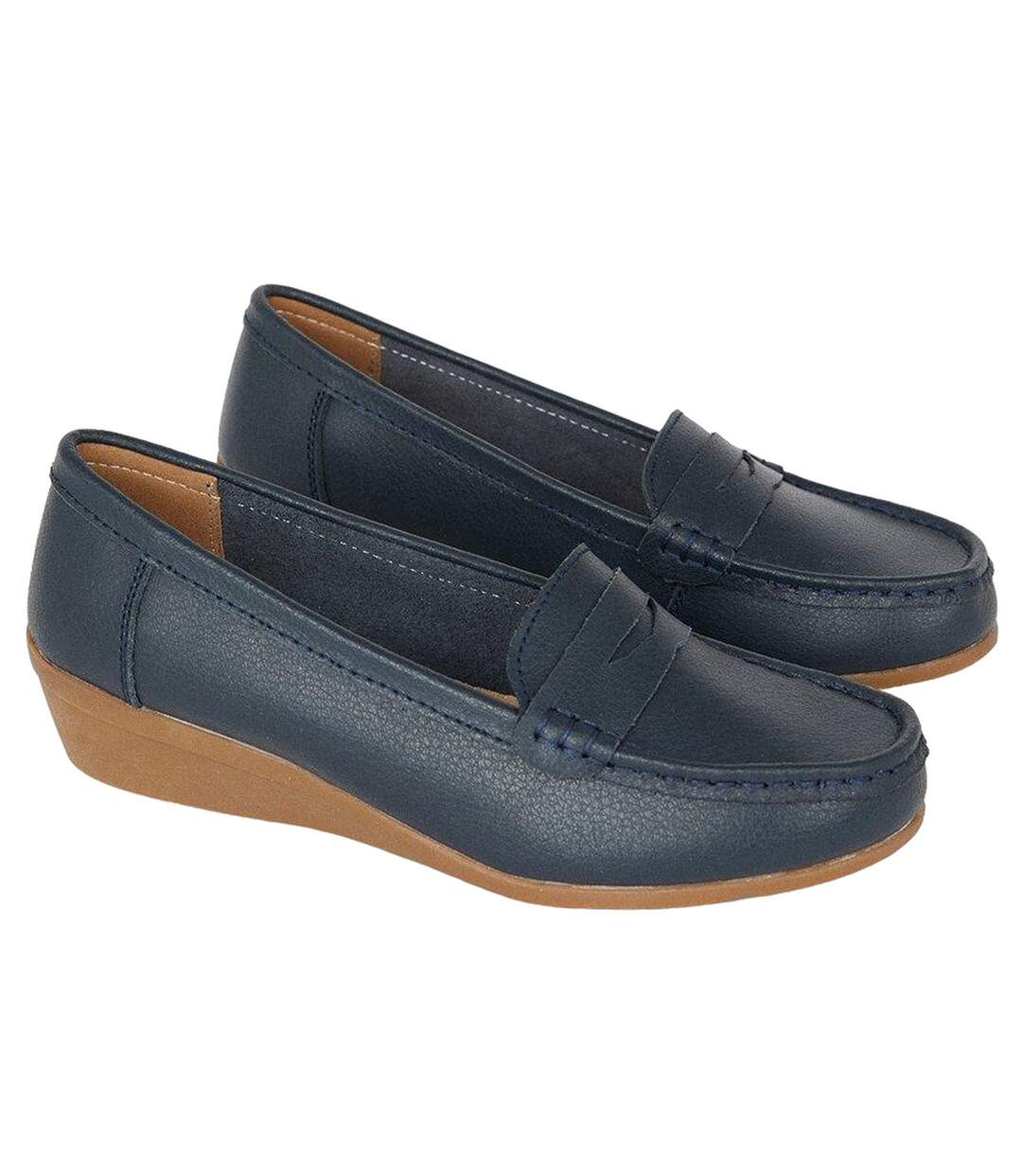 Mocassins niamh femme bleu marine Good For The Sole-1