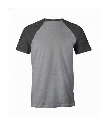T-shirt Motif/style Poudlard Academic Homme Gris Chiné Harry Potter