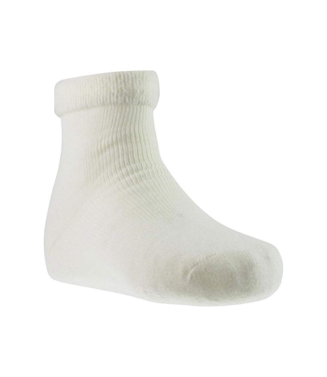 TWINDAY Chaussettes Femme Microfibre REVERS FOR BED Blanc-1