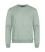 Unisex Adult Miami Round Neck Sweatshirt Army Green Clique-1
