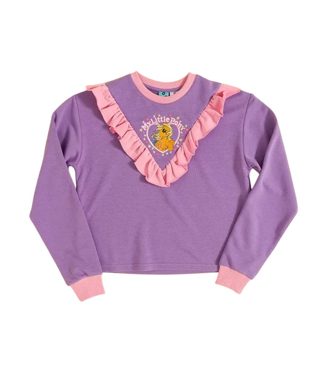 Sweat Motif/style Volanté Adulte Lilas My Little Pony-2