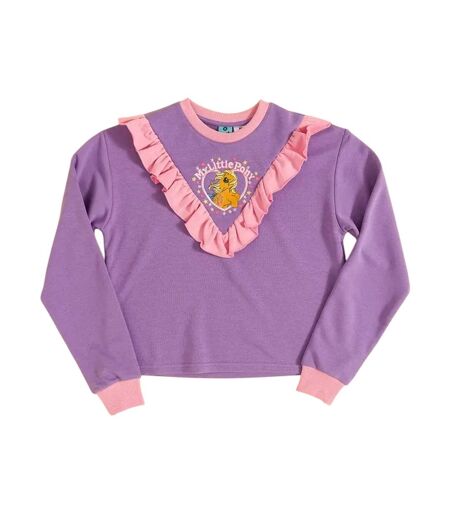 Sweat Motif/style Volanté Adulte Lilas My Little Pony