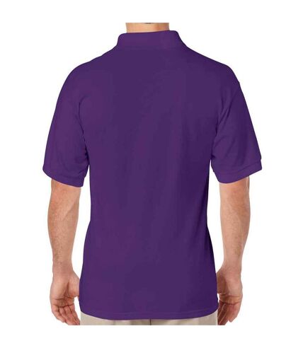 Mens dryblend polo shirt purple Gildan