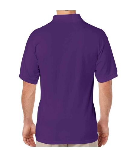 Polo homme violet Gildan