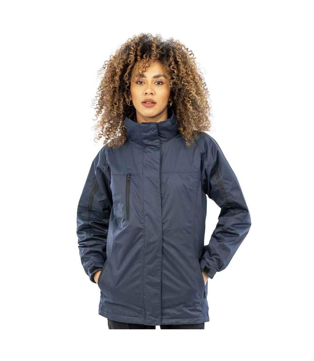 Veste 3 En 1 Journey Womens/ladies Bleu Marine Noir Result-3