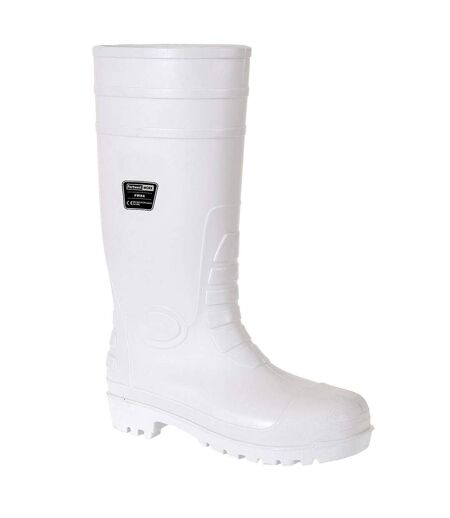 Portwest Mens Safety Wellington Boots (White) - UTPW800
