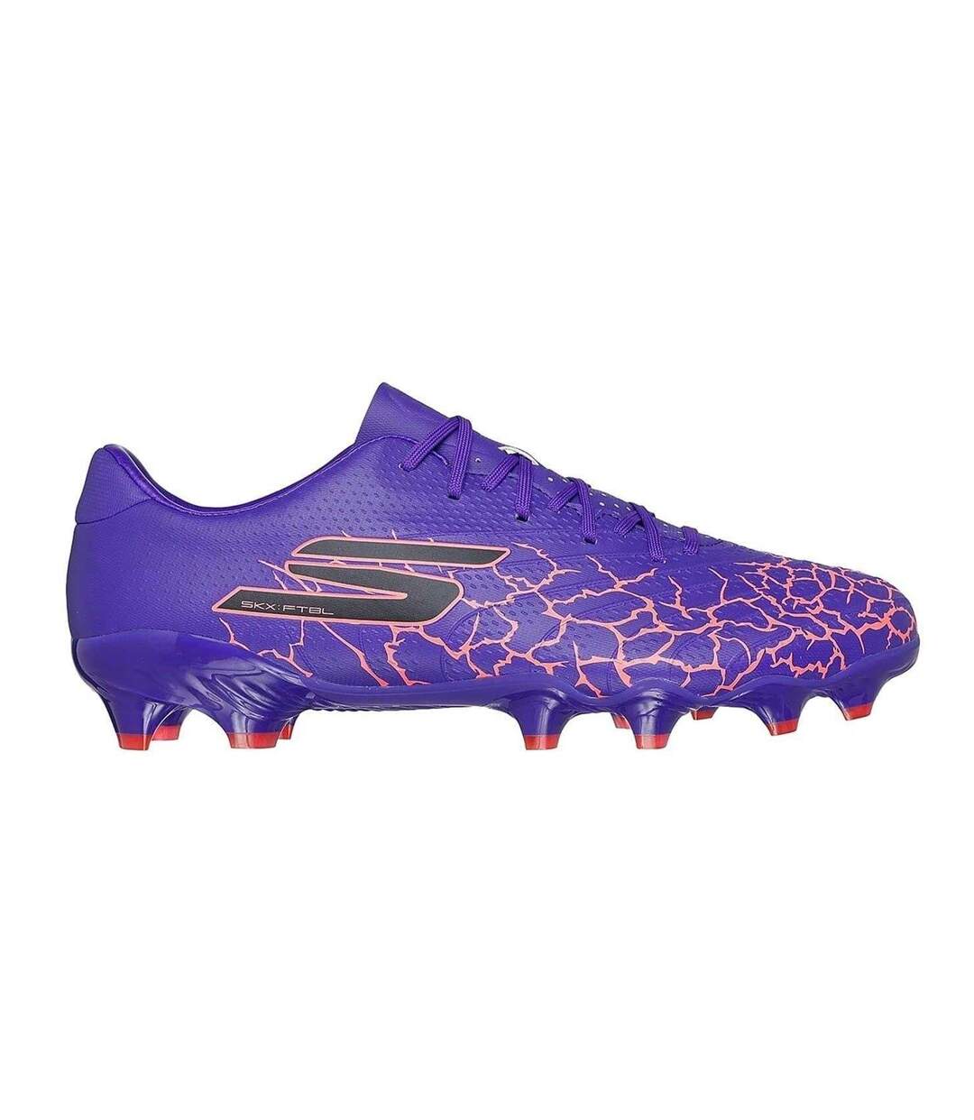 Unisex Adult Skx 1.5 Cracked Firm Ground Football Boots Purple Black Skechers-1