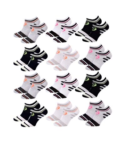 Chaussettes Femme SNEAKER SERGIO TACCHINI Lot de 12 - Pack de 12