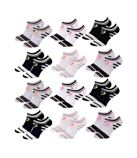 Chaussettes Femme SNEAKER SERGIO TACCHINI Lot de 12 - Pack de 12