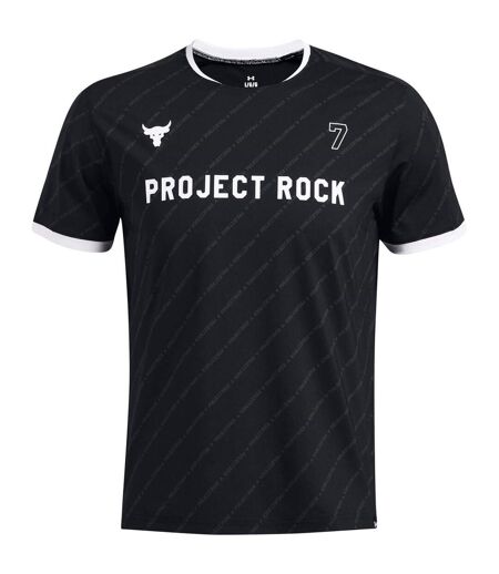 T-shirt Rugby Project Rock Homme Noir Under Armour
