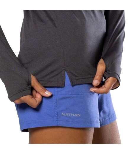 Womens/ladies Regular Sweatshirt Dark Charcoal Nathan