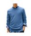 Pull bleu foncé homme tommy hilfiger structure-1