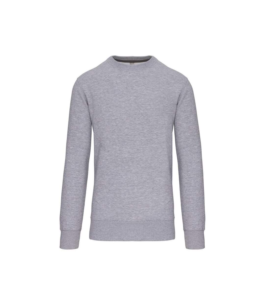 Sweat col rond - Unisexe - K442 - gris chiné