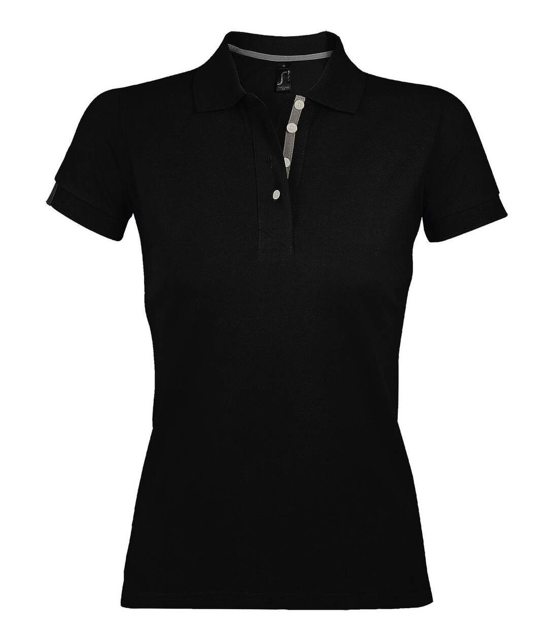 Polo manches courtes - Femme - 00575 - noir