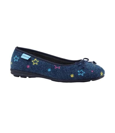 Ballerines berry femme bleu marine Lunar