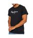 T-shirt Noir Homme Pepe Jeans Eggo N - L