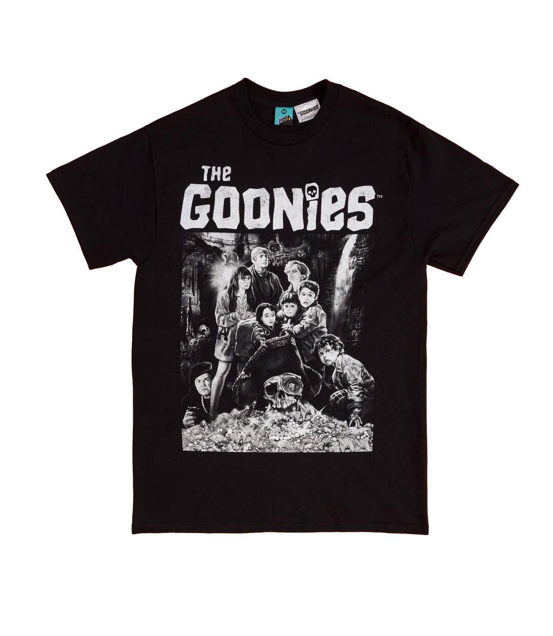 T-shirt The Goonies Homme - Noir, Tailles S à 5XL, 100% Coton, Neuf Avec étiquettes