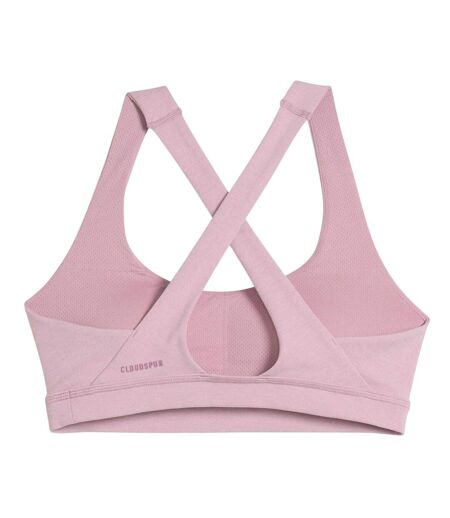 Womens/ladies Cloudspun Non-wired Sports Bra Pink Puma