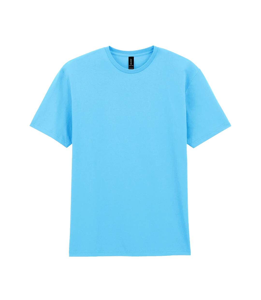T-shirt Léger Et Uni En Coton Homme Bleu Ciel Gildan-1