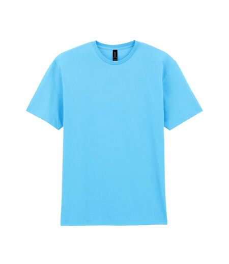 T-shirt Léger Et Uni En Coton Homme Bleu Ciel Gildan