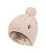 Cozy Pom Pom Bobble Hat for Women | Cable Knit Beanie with Fleece Lining-1
