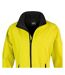 Womens/ladies printable soft shell jacket yellow/black Result Core-2