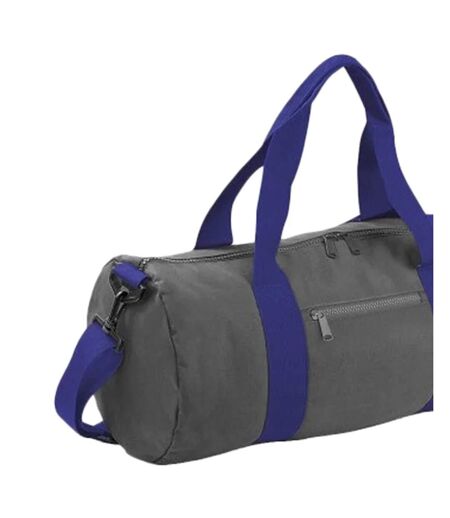 Lot de 2  Sac de voyage 20 litres taille unique gris clair/bleu marine Bagbase