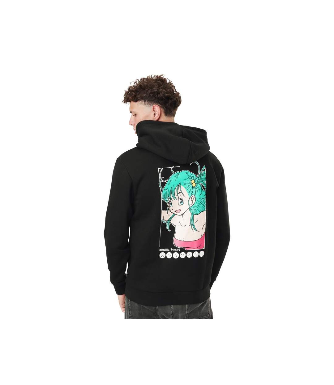 Sweat à capuche homme Dragon Ball Bulma Capslab-4