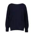 Sweat Motif/style Côtelé Femme Bleu Marine Tommy Hilfiger-1