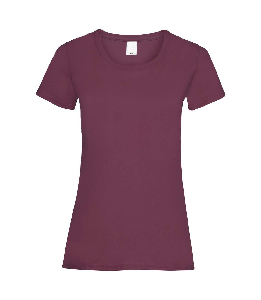 T-shirt à manches courtes femme rouge sang Universal Textiles